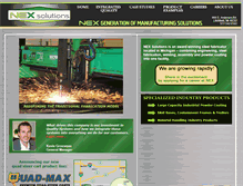 Tablet Screenshot of nexsolutions.com